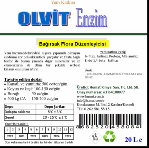 Enzim 20 L